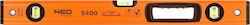 Aluminum Level S 400 3 Vials 2 Handles 60cm T N71-142