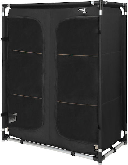 Nils Aluminium Garderobe für Camping Zusammenklappbar 82x47x105cm