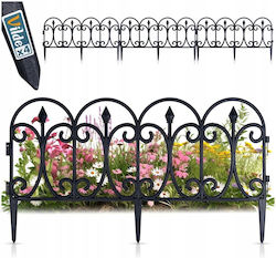 Vilde Schwarzer Gartenzaun 60x33cm 4 Stücke Vilde Schwarzer Gartenzaun 60x33cm 4 Stücke