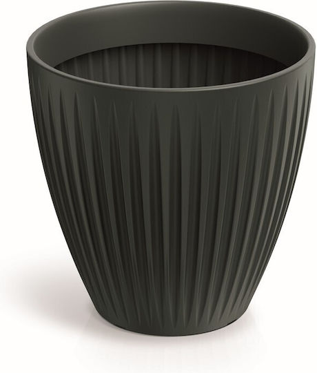 Ghiveci Rotund Latia Midl Antracit Pp-tlro40ma