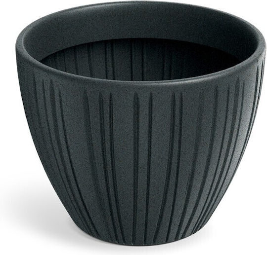 Fero Round Midl Flowerpot Concrete Pp-tfr40-106