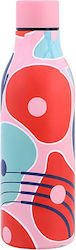 Queen Mother Pink Geometric Art Edition Thermos 500ml Pink Queen Mother Pink Geometric Art Edition Thermos 500ml Pink