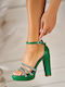 Damen Sandalen Grüne