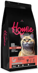 HOMie Dry Food With Low Grains for Adult Neutered Cats With Sensitive Urinary Tract With Salmon / Rice / Corn / Chicken / Liver 4kg