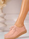 Oxfords Din Piele Pentru Femei Roz