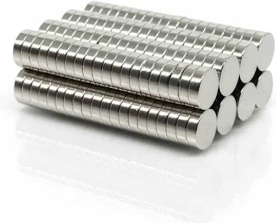 Strong Round Neodymium Magnets 5x1.5mm Set 100 Pieces
