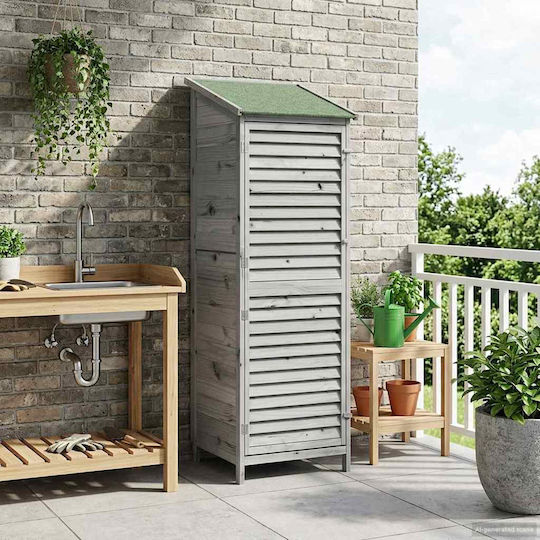 Hölzernes Gartenhaus M0.59xB0.56xH1.76m