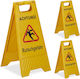 Relaxdays Signage Accessories in Yellow Color