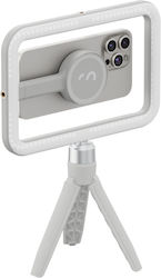 Shiftcam Snapstudio Light Tripod Magsafe Compatible Led Lamp 600lum 2500-6000k 1100mah Usb-c Stone Shiftcam Snapstudio Light Tripod Magsafe Compatible Led Lamp 600lum 2500-6000k 1100mah Usb-c Stone