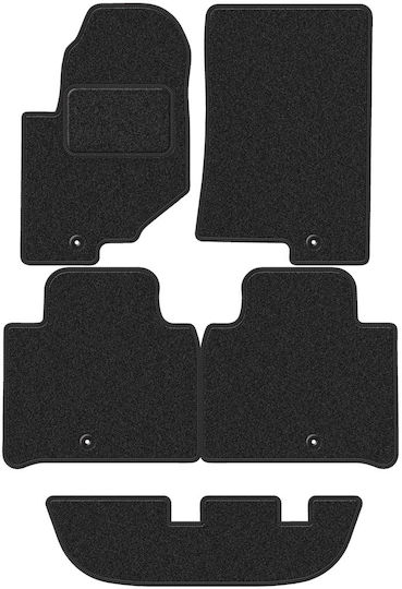 Velour Car Mats Ssangyoung Rexton Iv Suv 7 Seats 2017 Anthracite
