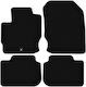 Basic Black Velour Mats Mitsubishi Colt Vii Hb Without Vents 2008-2012