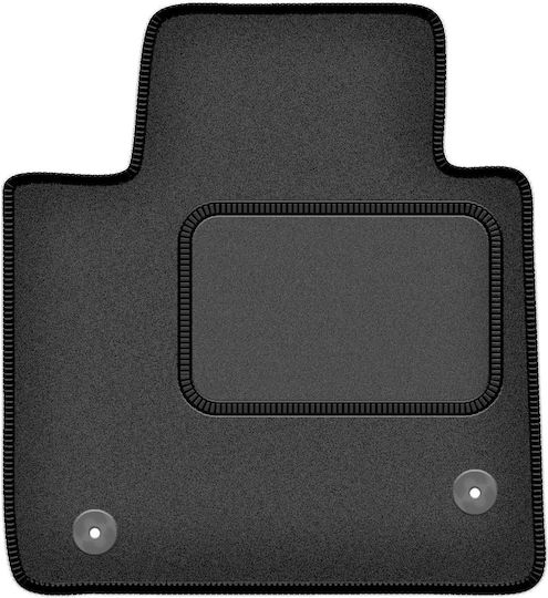 Velour Driver’s Mat Kia Carens Iv Minivan 7 Seats 2013-2018 Graphite