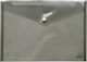 Typotrust Plastic File Folder Button A4 Gray