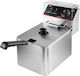 Mega-M Friteuză Electrică 2kW Capacitate 4l 13.5x21x12cm
