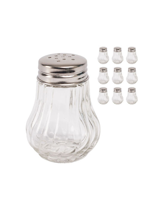 Relaxdays Relaxdays Salz Pfeffer Set Metallisch 10 Stück