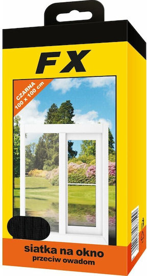 Bros Window Mosquito Net Made of White Plastic 100x100cm