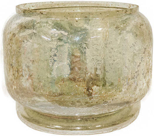 Zaros Decorative Glass Vase 24xH29cm