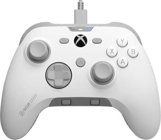 SCUF Valor TMR Ασύρματο Gamepad με Hall Effect Sticks για PC Λευκό