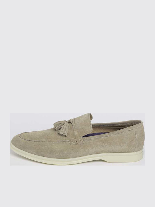 Καλογήρου Ανδρικά Loafers σε Μπεζ Χρώμα