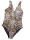 Ολόσωμο Μαγιό Animal Print Leopard