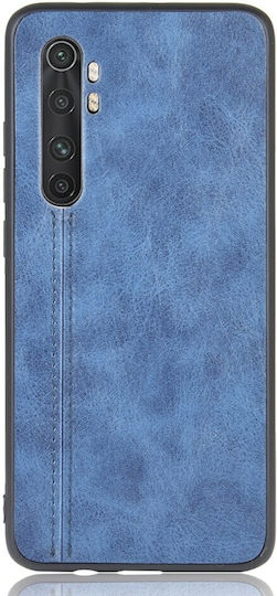 Forcell Xiaomi Mi Note 10 Lite Nähmaschinen Kuh Muster Silikon Handyhülle Blau
