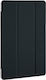 Samsung Galaxy Tab S7+ 12 4'' Tri-fold Flip Cover Black Semi-transparent Back Case