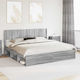 vidaXL Wooden Bed Headboard Gray 186.5x100cm