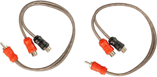 Autoconnect L1rcay2f1mt 2 Female 1 Male Twisted Rca Splitters 0.3m Ζεύγος