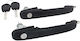 Seat Alhambra I 96-10 Front Outer Door Handle Short Handle Wide Flange Left + Right 2 Pcs Set