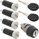 Vw Transporter T4 90-03 Ignition Lock Cylinder + 4x Door Lock Cylinders 5 Pcs Set