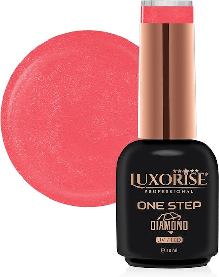 Luxorise Diamond Ojă Pentru Unghii Cu Gel Sparkling Flamingo Cu Sclipici 10ml