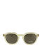Police Unisex Sunglasses With Transparent Frame With Mirror Lens