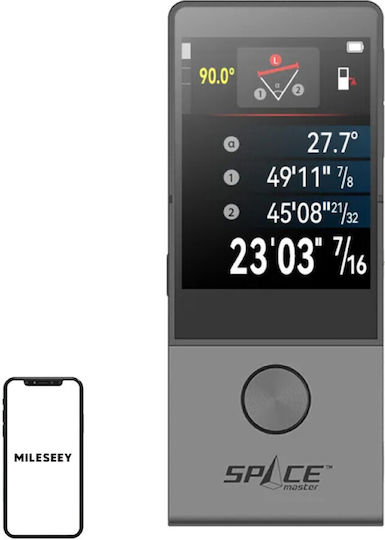 Mileseey Μέτρο Laser D9 Pro με Εύρος Μέτρησης 0.2m-100m