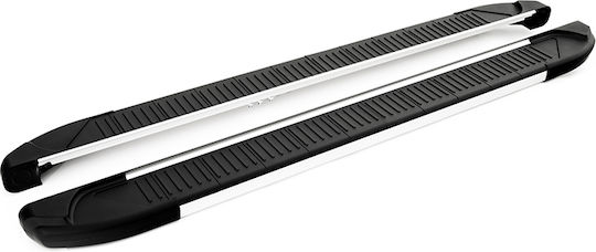 Turtle Side Steps Silver Citroen C3 Aircross A88 Peugeot 2008 Ii