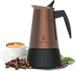 Cecotec Cafetiere Pentru Plită 2 Căni Inox Gri