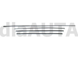 Peugeot 307 Ii 05-07 Chrome Strips 4 Pcs Front Grille