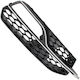Audi A3 8v S-line 12-16 Z Halogens Bumper Grille Black + Silver Right