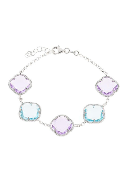 Jools Women's Silver Bracelet with Zircon