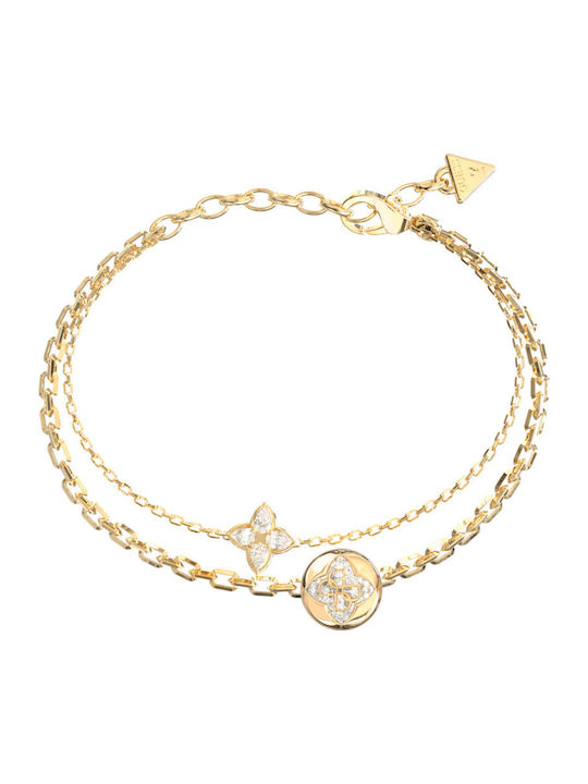 Guess Дамска Гривна Верига от Златна Стомана 21см