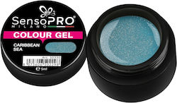 Caribbean Sea Colored Uv Gel 5ml Sensopro Milano