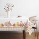 100% Baumwoll Tischtuch 140x320cm Tulpenhase Design