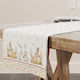 Decorative Table Runner 40x150 Cm 100% Cotton Ginny Butterflies