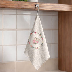 Kitchen Towel 45x65 Cm 100% Cotton Cena Floral Crown
