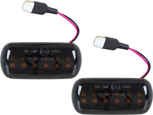 Audi A3 8p 03-08 LED Страничен Поворотен Светлина Опушен Динамичен Комплект 2 Бройки