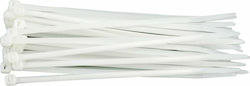 Yato Кабелни Аксесоари Пластмасови 350mmx7.6mm в Бял Цвят 50бр YT-70632