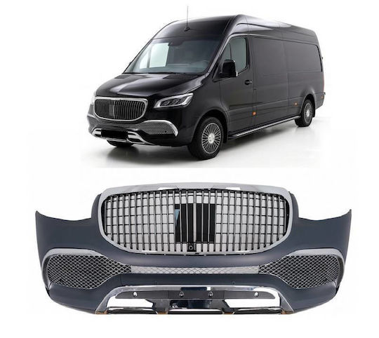 Vordere Stoßstange Mercedes-Benz Sprinter W907 2017-2023 Maybach Look Maske