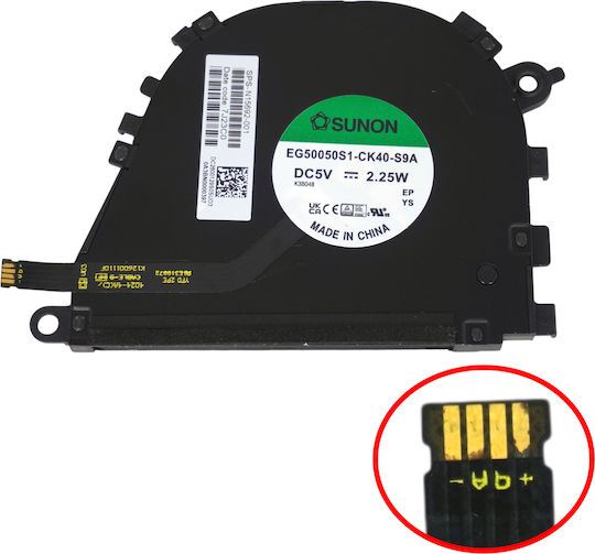 Laptop Fan Cpu Cooling Fan Hp Envy X360 13-bf 13t-bf 13-bf0013dx 13-bf0003fn 13-bf0048tu Tpn-c161 N15692-001 Eg50050s1-ck40-s9a Nd75c44-21j01 4pin Code 81681