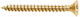 Harteholz-Schrauben 4x30mm 32 Stück Pz2 Gold