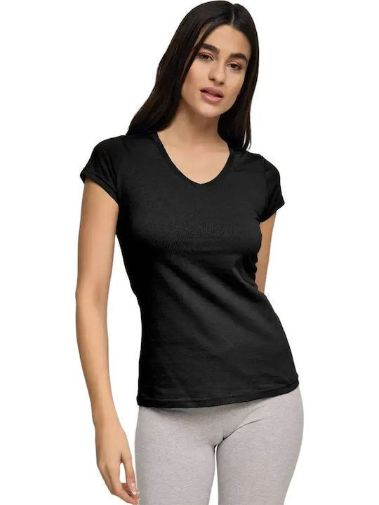 Γυναικείο T-shirt Μαύρο