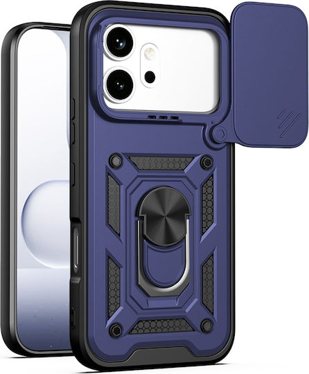 Husă Honor 600 600 Pro Protecție Cameră Set Inele Magnetice Autocolant Camshield Albastru